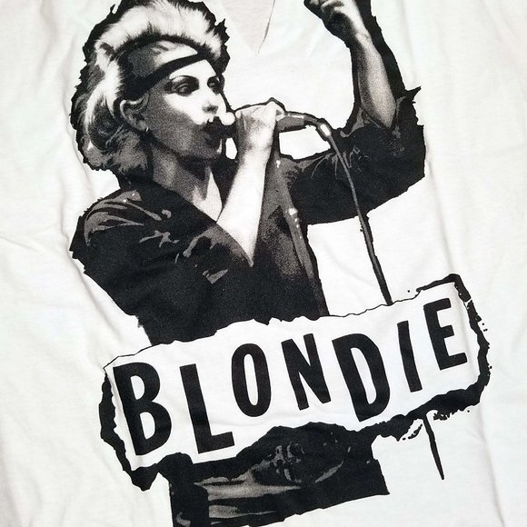 Blondie Debbie Hurry Torn Live Choker Official T-Shirt S NWT runs bigger - Picture 3 of 4